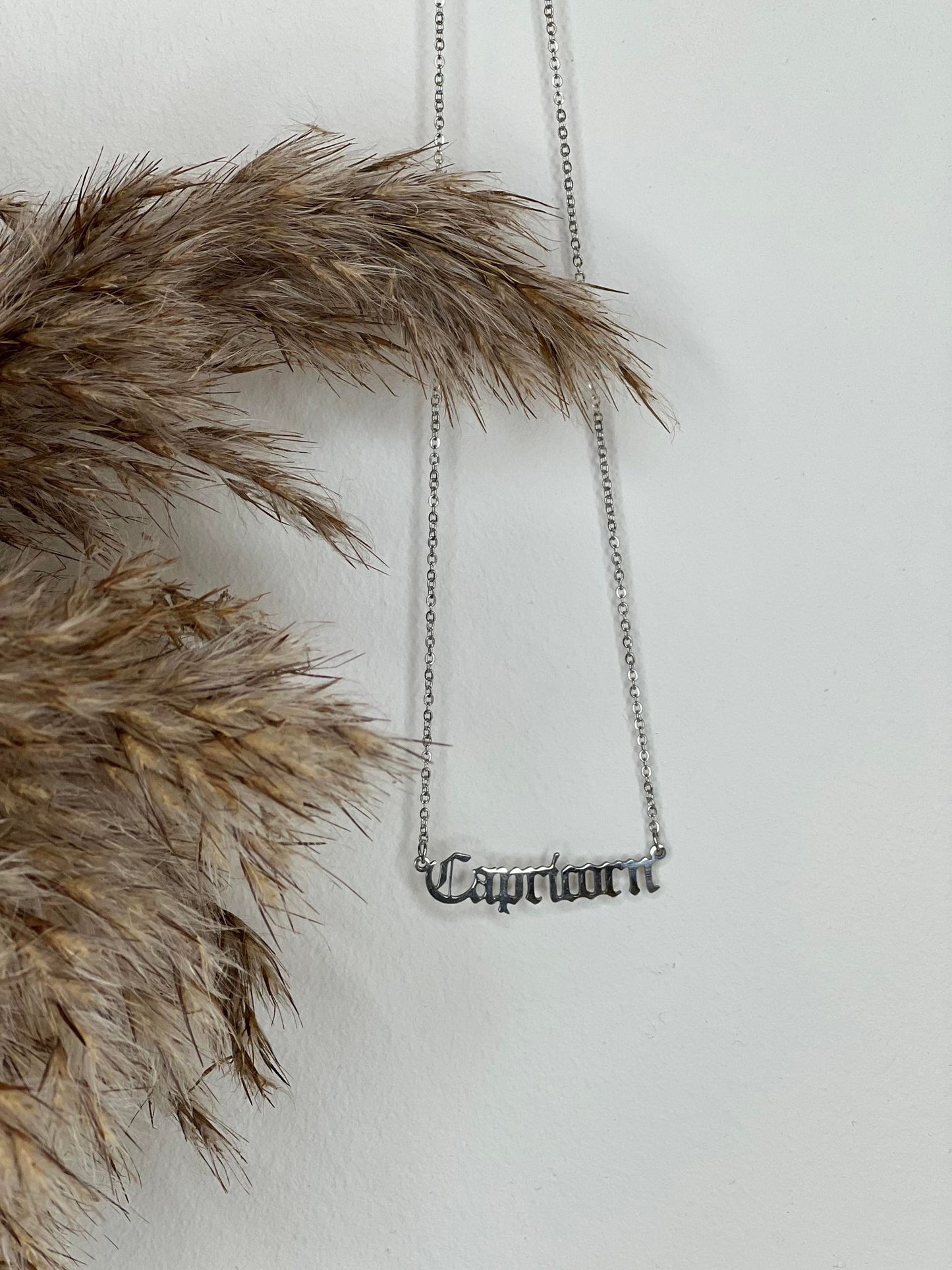 Silver Star Sign Necklace
