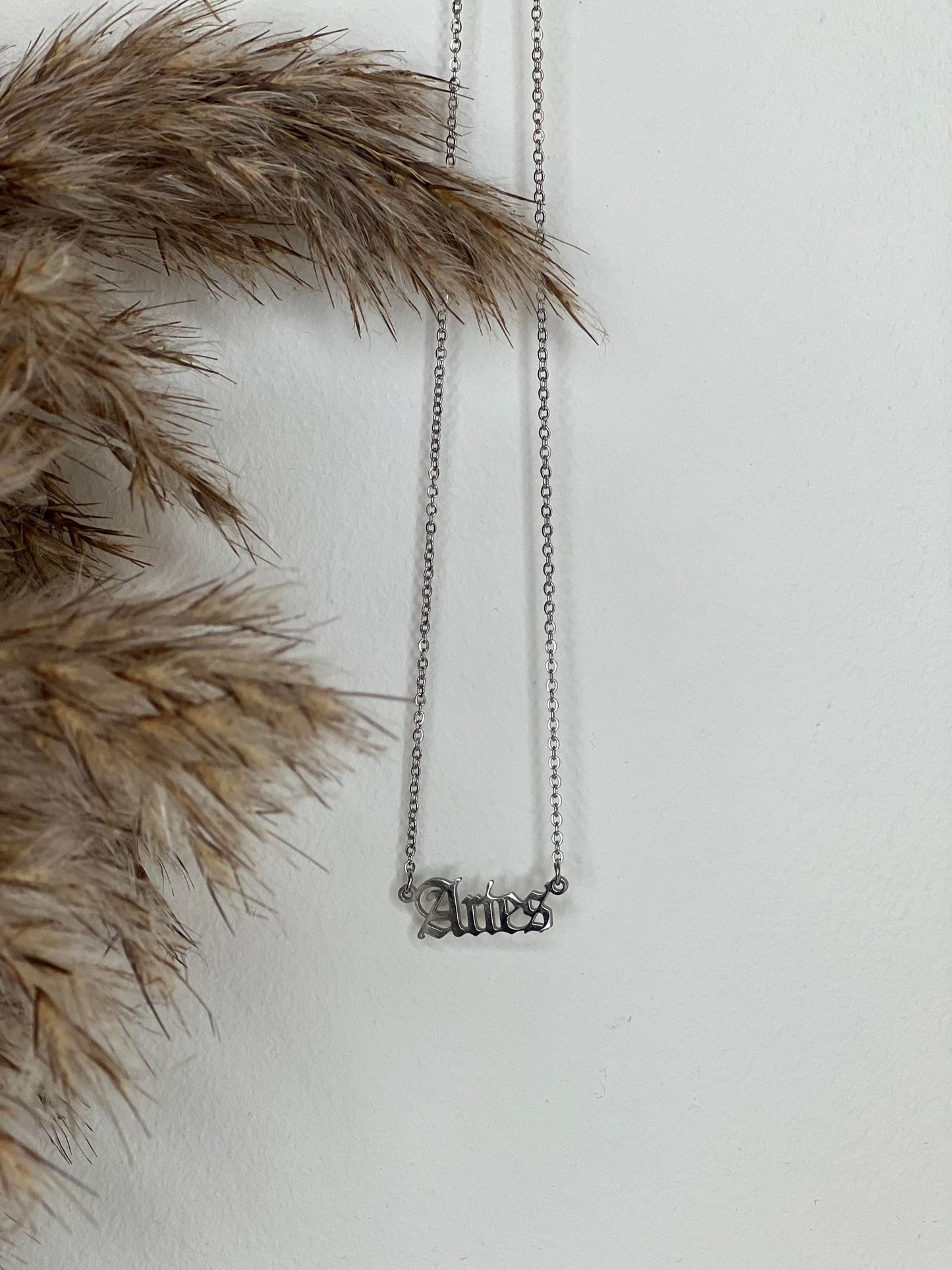 Silver Star Sign Necklace