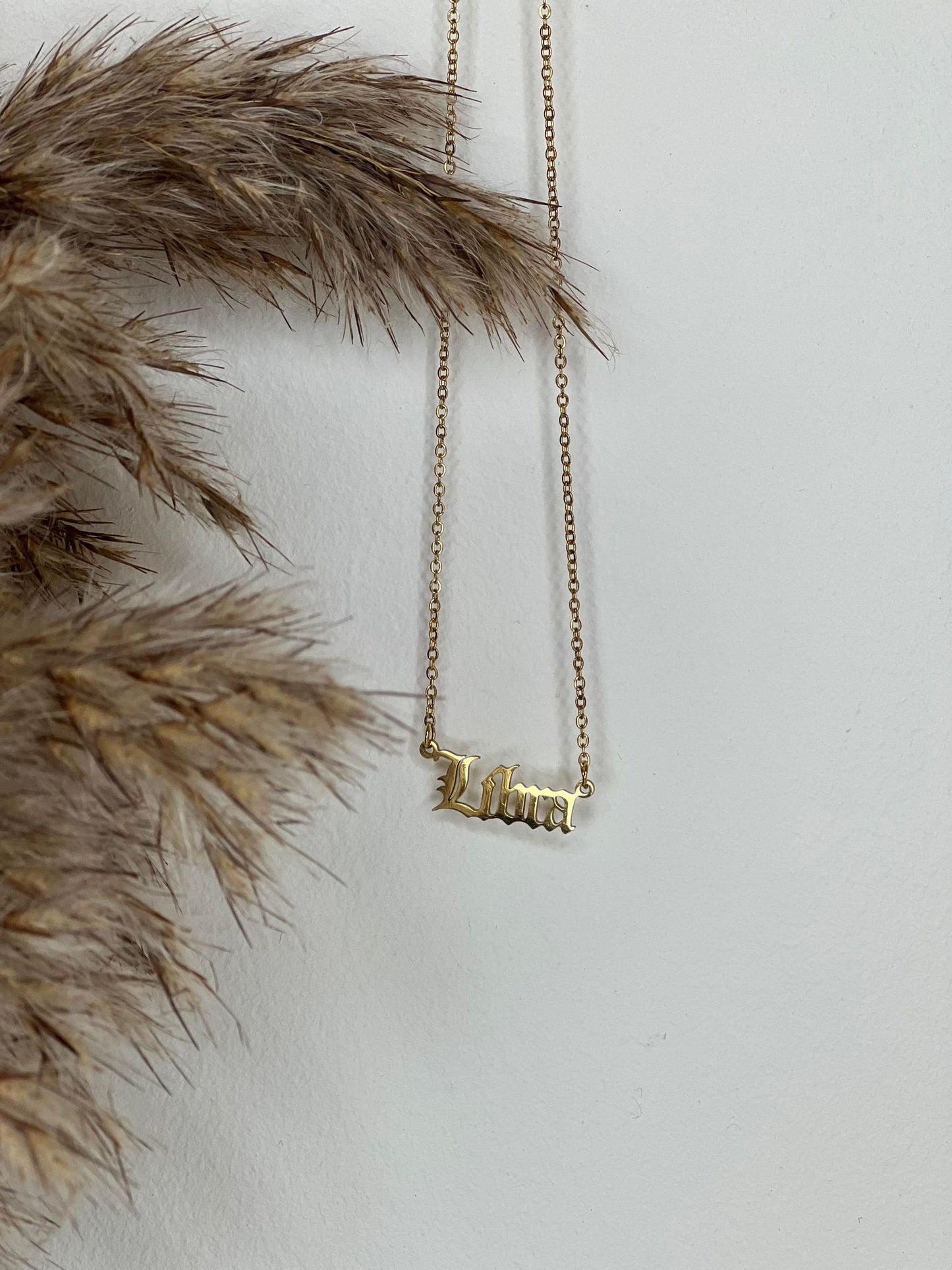 Gold Star Sign Necklace