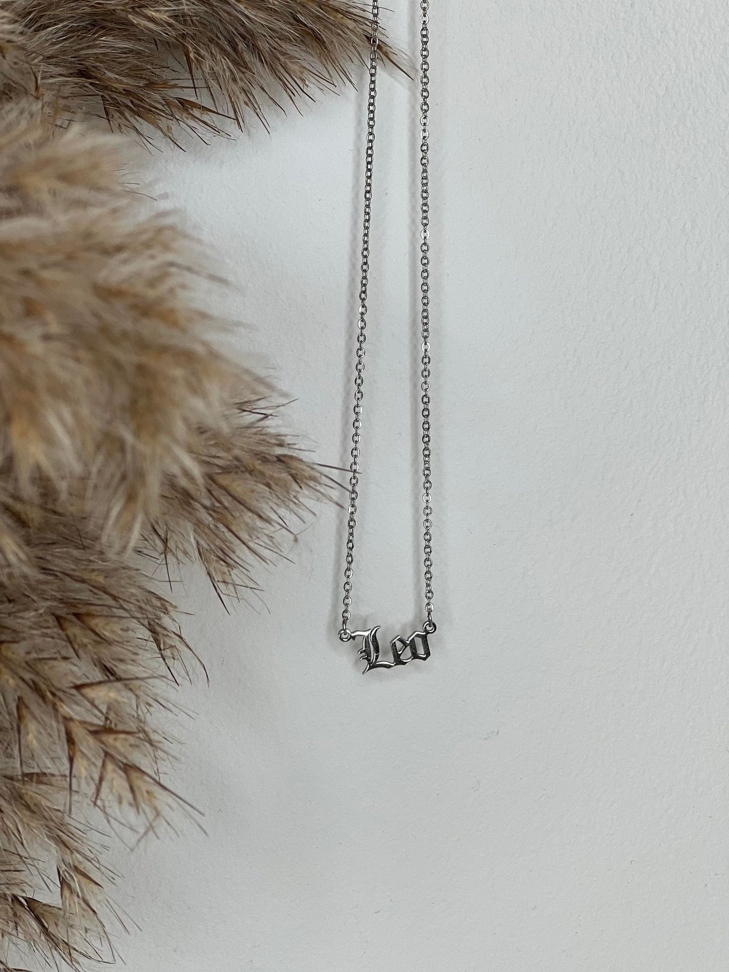 Silver Star Sign Necklace