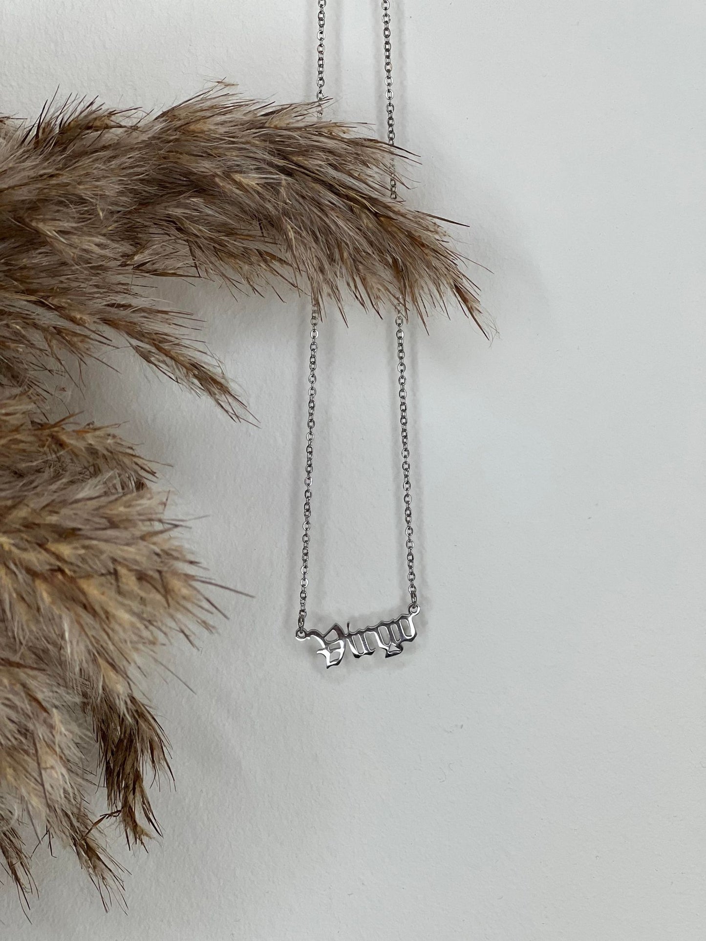 Silver Star Sign Necklace