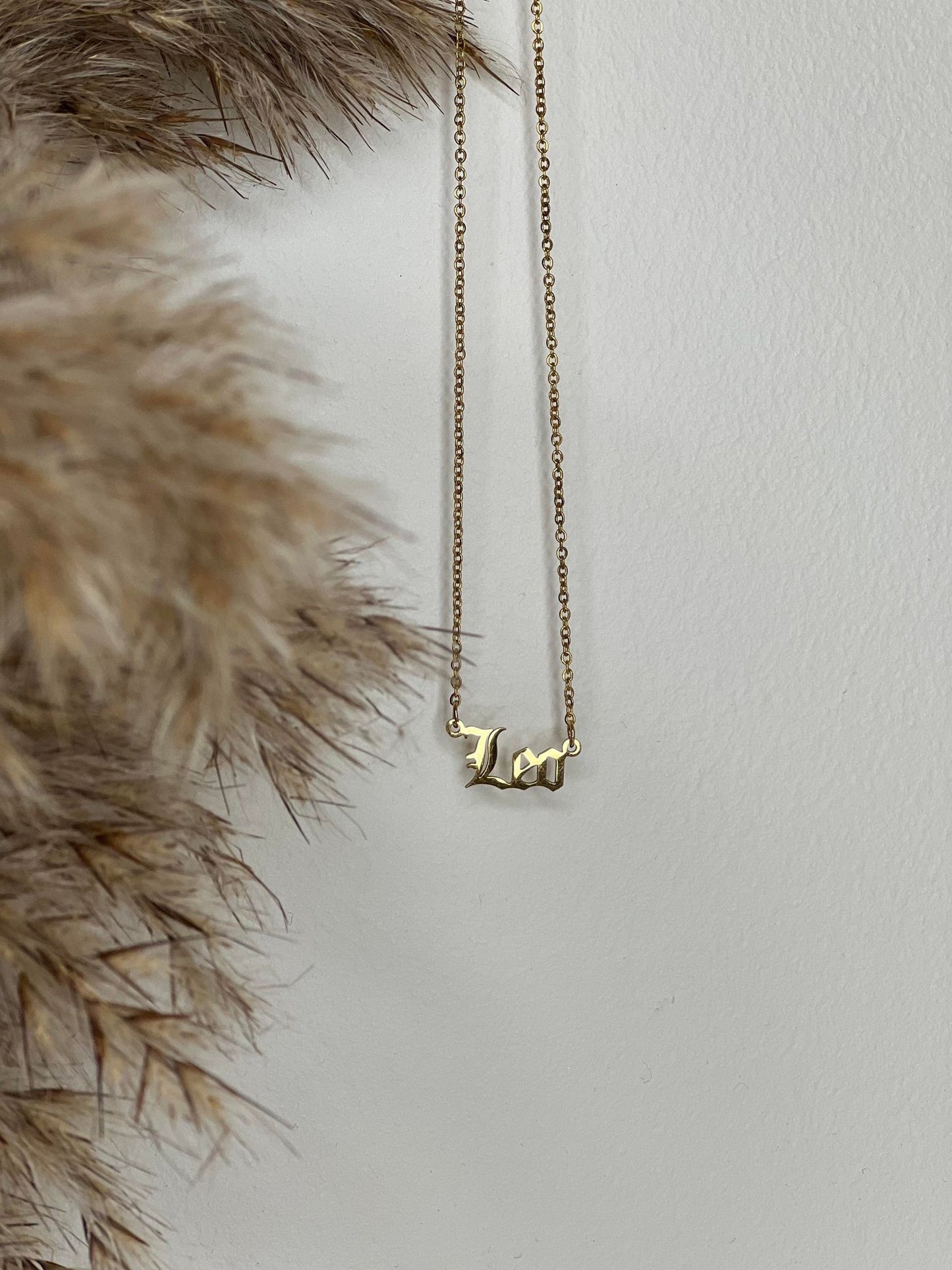 Gold Star Sign Necklace