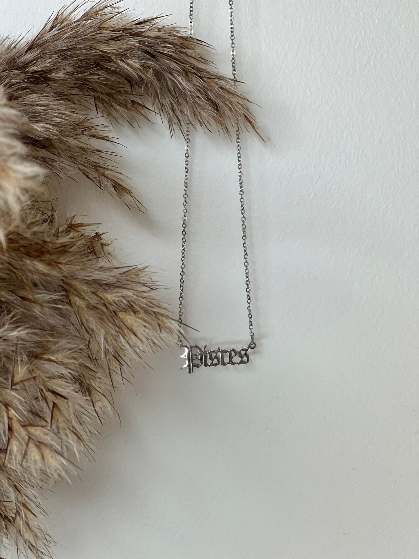 Silver Star Sign Necklace