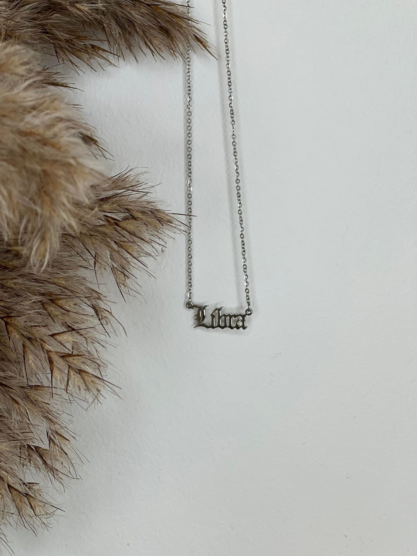 Silver Star Sign Necklace