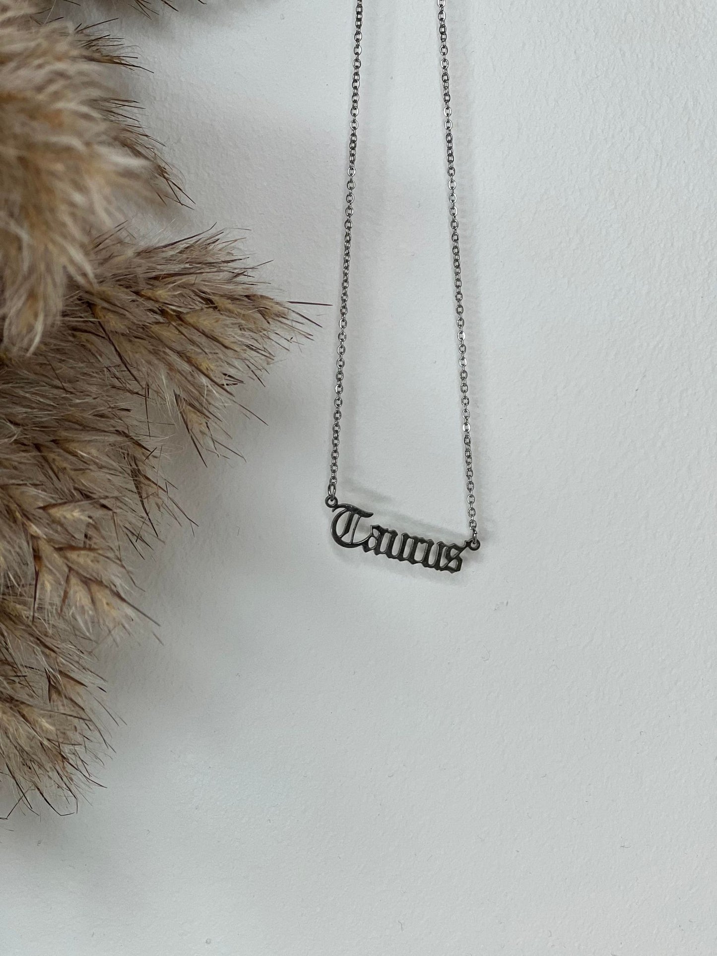 Silver Star Sign Necklace