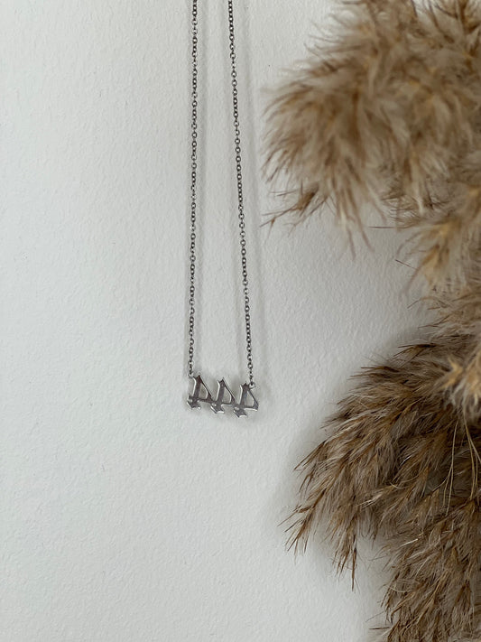 NEW Silver ‘444’ necklace🤍